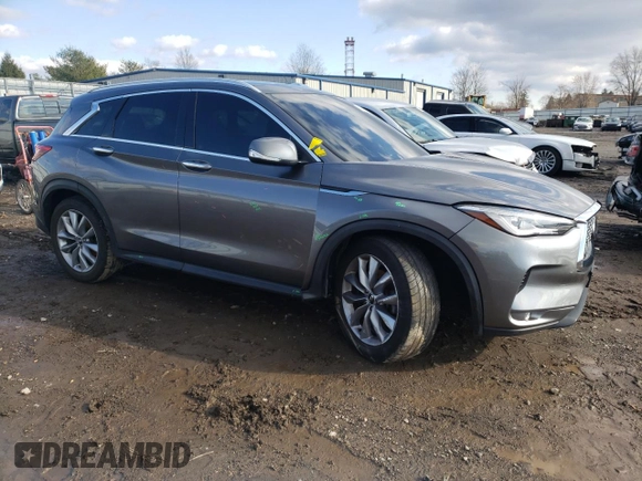 2019 Infiniti QX50 LUXE with VIN 3PCAJ5M18KF135877, listed as a Copart auction lot 71005802 with 55,640 mi miles. Bid and sale history available at carsss.com. Image 4.