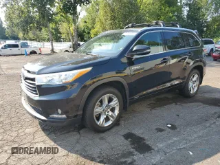 2016 Toyota Highlander Hybrid Limited with VIN 5TDDCRFH2GS020638, listed as a Copart auction lot 70344394 with 161,764 mi miles and Salvage Title. Bid and sale history available at carsss.com. Image 1.