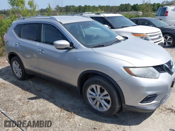 2015 Nissan Rogue SV with VIN KNMAT2MV9FP563268, listed as a IAAI auction lot 42181488 with 112,311 mi miles. Bid and sale history available at carsss.com. Image 1.