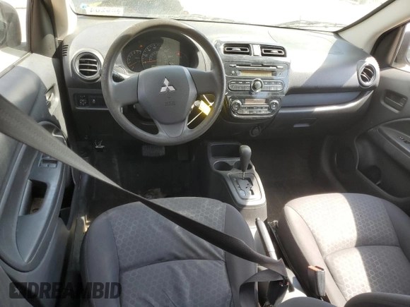 2015 Mitsubishi Mirage DE with VIN ML32A3HJ7FH002331, listed as a Copart auction lot 57827745 with 106,991 mi miles and Clean title. Bid and sale history available at DreamBid. Image 8.