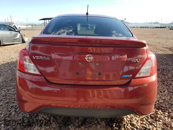 2016 Nissan Versa S with VIN 3N1CN7AP3GL862955, listed as a Copart auction lot 63529265 with 102,423 mi miles and Salvage title. Bid and sale history available at DreamBid. Image 6.