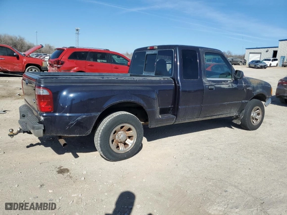 2002 Ford Ranger XL Fleet with VIN 1FTYR44UX2TA29455, listed as a Copart auction lot 46596235 with 115,901 mi miles and Salvage Title. Bid and sale history available at carsss.com. Image 3.
