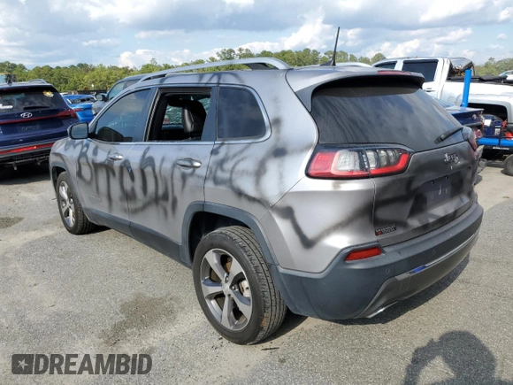 2019 Jeep Cherokee Limited with VIN 1C4PJLDN5KD119967, listed as a Copart auction lot 73510504 with 58,863 mi miles and Salvage Title. Bid and sale history available at DreamBid. Image 2.