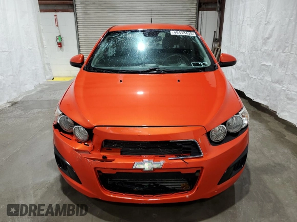 2013 Chevrolet Sonic LT with VIN 1G1JC5SB9D4220025, listed as a Copart auction lot 49413435 with 96,320 mi miles and Salvage Title. Bid and sale history available at DreamBid. Image 5.