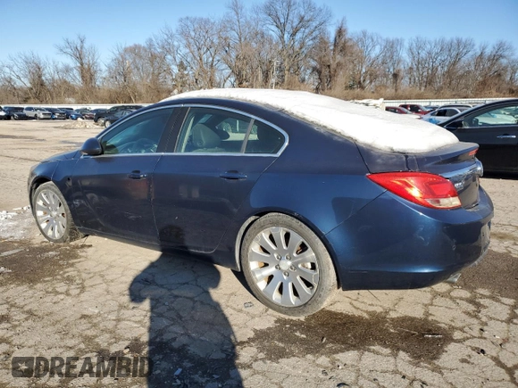 2011 Buick Regal CXL Turbo TO7 with VIN W04G15GV5B1044223, listed as a Copart auction lot 42119245 with 70,338 mi miles and Non Repairable. Bid and sale history available at carsss.com. Image 2.