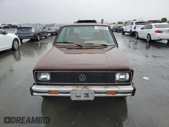 1979 Volkswagen Rabbit z VIN 1793863402, wystawiony jako Copart lot #79580954 z przebiegiem 82 349 mil mil oraz Czysty tytuł • Clean title. Historia ofert i sprzedaży dostępna na DreamBid. Obrazek 5.
