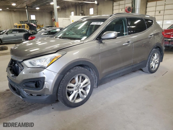 2013 Hyundai Santa Fe 2.0T Sport with VIN 5XYZUDLA8DG025249, listed as a Copart auction lot 51279575 with 270,431 mi miles and Salvage Title. Bid and sale history available at carsss.com. Image 1.
