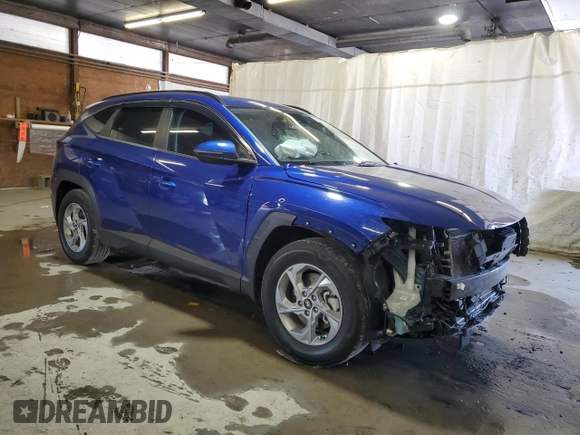 2022 Hyundai Tucson SEL with VIN 5NMJB3AEXNH107767, listed as a Copart auction lot 49028785 with 29,336 mi miles and Salvage Title. Bid and sale history available at carsss.com. Image 4.