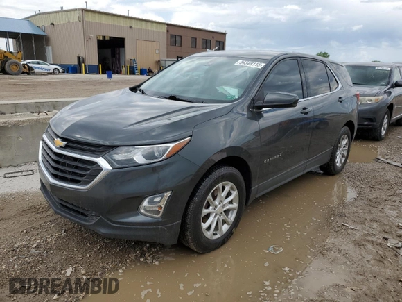 2019 Chevrolet Equinox LT with VIN 2GNAXUEV6K6246743, listed as a Copart auction lot 54349115 with 129,595 mi miles and Salvage Title. Bid and sale history available at DreamBid. Image 1.