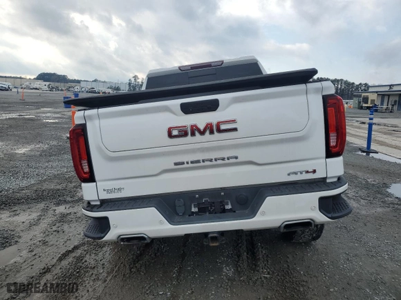 2020 GMC Sierra 1500 AT4 with VIN 3GTP9EED5LG349443, listed as a Copart auction lot 45358135 with 69,033 mi miles and Salvage Title. Bid and sale history available at carsss.com. Image 6.