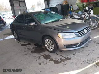 2015 Volkswagen Passat 1.8T Limited Edition with VIN 1VWAT7A34FC071767, listed as a IAAI auction lot 41380579 with 161,871 mi miles. Bid and sale history available at carsss.com. Image 1.