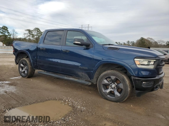 2020 Ram 1500 Big Horn with VIN 1C6SRFFT4LN409233, listed as a Copart auction lot 43318435 with 137,538 mi miles and Salvage Title. Bid and sale history available at carsss.com. Image 4.