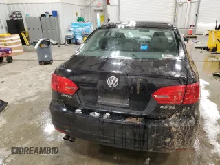2011 Volkswagen Jetta Sedan SE with VIN 3VWDX7AJ2BM048626, listed as a Copart auction lot 85820194 with 161,504 mi miles and Non Repairable. Bid and sale history available at carsss.com. Image 6.