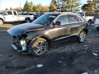 2016 Audi Q3 Premium Plus with VIN WA1BFCFS2GR010921, listed as a Copart auction lot 88348235 with 97,618 mi miles and Salvage Title. Bid and sale history available at carsss.com. Image 1.