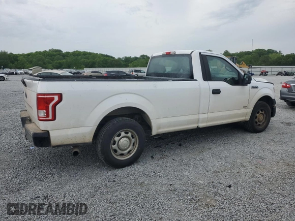 2016 Ford F-150 XL with VIN 1FTMF1CP0GKE26834, listed as a Copart auction lot 52312184 with 147,604 mi miles and Salvage Title. Bid and sale history available at carsss.com. Image 3.