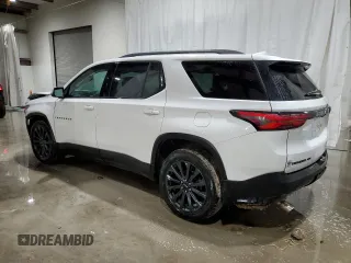 2023 Chevrolet Traverse RS z VIN 1GNEVJKW0PJ330960, wystawiony jako Copart lot #55045075 z przebiegiem 18 159 mil mil oraz Szkoda całkowita • Salvage title. Historia ofert i sprzedaży dostępna na DreamBid. Obrazek 2.