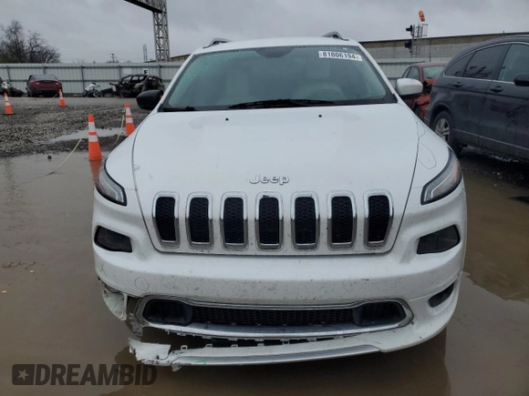 2018 Jeep Cherokee Overland with VIN 1C4PJMJX1JD602740, listed as a Copart auction lot 81806194 with 137,201 mi miles and Salvage Title. Bid and sale history available at carsss.com. Image 5.