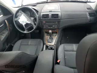 2005 BMW X3 2.5i with VIN WBXPA73465WC50680, listed as a Copart auction lot 81836634 with 0 mi miles and Salvage Title. Bid and sale history available at carsss.com. Image 8.