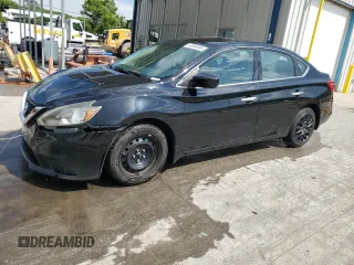 2017 Nissan Sentra SV with VIN 3N1AB7APXHY325956, listed as a Copart auction lot 64958495 with 192,881 mi miles and Salvage title. Bid and sale history available at DreamBid. Image 1.