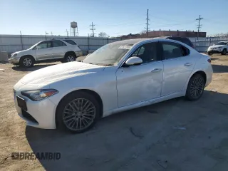 2017 Alfa Romeo Giulia Ti with VIN ZARFAEEN3H7550374, listed as a Copart auction lot 87641245 with 84,336 mi miles and Salvage Title. Bid and sale history available at carsss.com. Image 1.