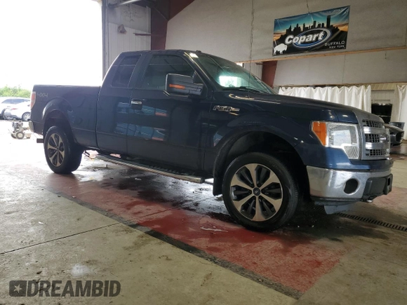 2013 Ford F-150 XL with VIN 1FTFX1EF8DFB28028, listed as a Copart auction lot 59895505 with 153,418 mi miles and Salvage title. Bid and sale history available at DreamBid. Image 4.