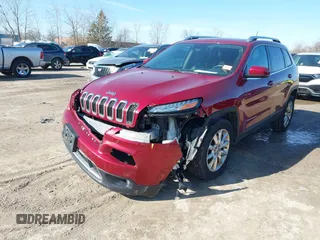 2015 Jeep Cherokee Limited with VIN 1C4PJMDS1FW646135, listed as a IAAI auction lot 41991811 with 123,229 mi miles. Bid and sale history available at carsss.com. Image 17.
