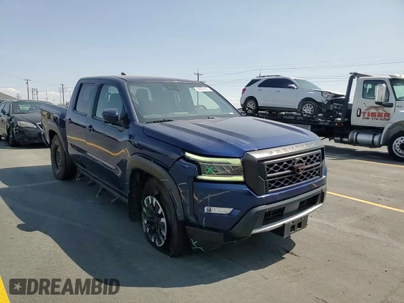 2022 Nissan Frontier Pro-X with VIN 1N6ED1EJ5NN610792, listed as a Copart auction lot 59897795 with 51,214 mi miles and Salvage title. Bid and sale history available at DreamBid. Image 13.