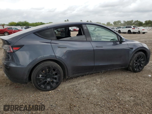 2021 Tesla Model Y Long Range z VIN 5YJYGDEE2MF253676, wystawiony jako Copart lot #54446525 z przebiegiem 36 161 mil mil oraz Szkoda całkowita • Salvage title. Historia ofert i sprzedaży dostępna na DreamBid. Obrazek 3.