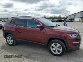 2020 Jeep Compass Latitude with VIN 3C4NJDBB6LT165048, listed as a Copart auction lot 56165965 with 83,351 mi miles and Salvage title. Bid and sale history available at DreamBid. Image 4.
