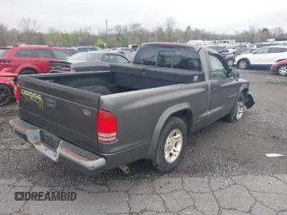 2002 Dodge Dakota with VIN 1B7FL16X62S683972, listed as a IAAI auction lot 41972271 with 158,436 mi miles and . Bid and sale history available at carsss.com. Image 4.