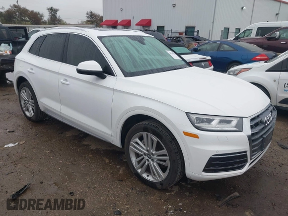 2018 Audi Q5 Premium Plus with VIN WA1BNAFY8J2006741, listed as a IAAI auction lot 40931932 with 84,088 mi miles and . Bid and sale history available at DreamBid. Image 1.