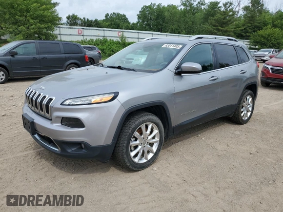 2016 Jeep Cherokee Limited with VIN 1C4PJMDBXGW202608, listed as a Copart auction lot 63011405 with 102,246 mi miles and Clean title. Bid and sale history available at DreamBid. Image 1.