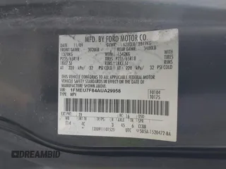 2010 Ford Explorer Limited with VIN 1FMEU7F84AUA29958, listed as a IAAI auction lot 41285174 with 99,476 mi miles. Bid and sale history available at carsss.com. Image 9.