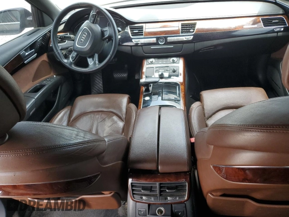 2012 Audi A8 с VIN WAURVAFD4CN017834, выставлен на аукционе Copart как лот 56951795 с пробегом 154 564 миль миль и Списание • Salvage title. История ставок и продаж доступна на DreamBid. Изображение 8.