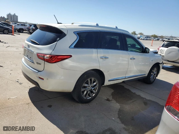 2015 Infiniti QX60 with VIN 5N1AL0MNXFC507170, listed as a Copart auction lot 49614985 with 67,814 mi miles and Salvage Title. Bid and sale history available at carsss.com. Image 3.