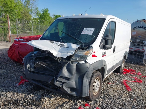 2017 Ram ProMaster Cargo with VIN 3C6TRVNGXHE509898, listed as a IAAI auction lot 40422460 with 191,912 mi miles. Bid and sale history available at carsss.com. Image 17.
