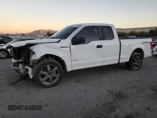 2016 Ford F-150 XL with VIN 1FTEX1CP2GKF05584, listed as a Copart auction lot 87457464 with 125,242 mi miles and Salvage Title. Bid and sale history available at carsss.com. Image 1.