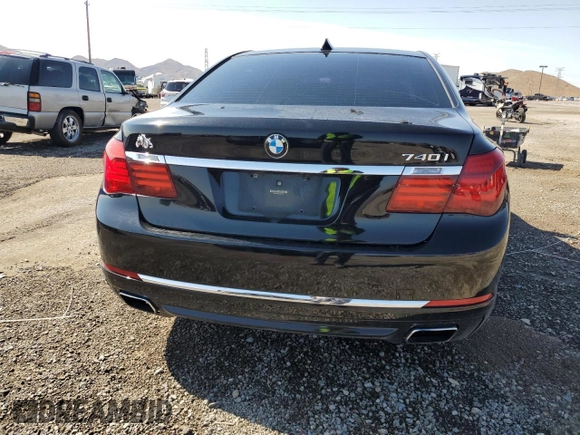 2015 BMW 7 Series 740i with VIN WBAYA6C5XFD826895, listed as a Copart auction lot 66889794 with Not Provided miles and Salvage Title. Bid and sale history available at DreamBid. Image 6.