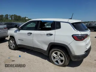 2023 Jeep Compass Sport with VIN 3C4NJDAN7PT547994, listed as a Copart auction lot 52133135 with 35,148 mi miles and Salvage title. Bid and sale history available at DreamBid. Image 2.