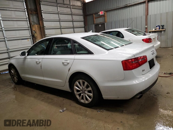 2013 Audi A6 2.0T Premium with VIN WAUCFAFC3DN026696, listed as a Copart auction lot 85013694 with 117,538 mi miles and Salvage Title. Bid and sale history available at carsss.com. Image 2.