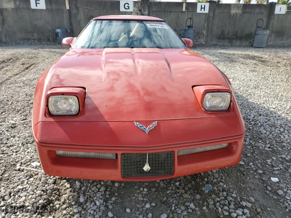 1987 Chevrolet Corvette with VIN 1G1YY2182H5117680, listed as a Copart auction lot 86649134 with 0 mi miles and Clean Title. Bid and sale history available at carsss.com. Image 5.