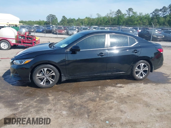 2023 Nissan Sentra SV with VIN 3N1AB8CV2PY276039, listed as a IAAI auction lot 42074619 with 21,495 mi miles and . Bid and sale history available at DreamBid. Image 14.