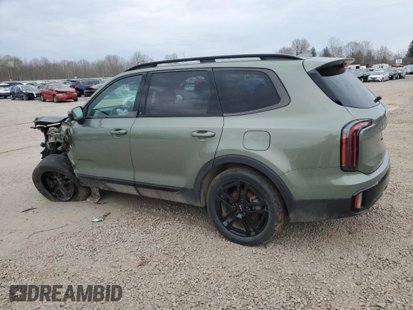 2024 Kia Telluride EX X-Line с VIN 5XYP3DGC7RG454296, выставлен на аукционе Copart как лот 53647215 с пробегом 22 825 миль миль и Списание • Salvage title. История ставок и продаж доступна на DreamBid. Изображение 2.