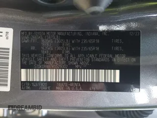2024 Toyota Highlander LE with VIN 5TDKDRAH7RS529302, listed as a Copart auction lot 56236155 with 6,474 mi miles and Salvage title. Bid and sale history available at DreamBid. Image 14.