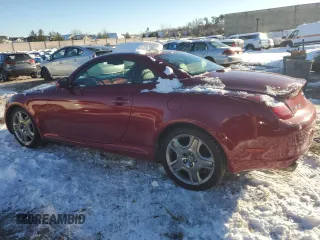 2007 Lexus SC 430 with VIN JTHFN45Y879016081, listed as a Copart auction lot 41605845 with 160,072 mi miles and Salvage Title. Bid and sale history available at DreamBid. Image 2.
