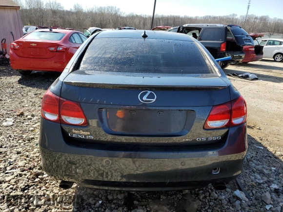 2010 Lexus GS 350 with VIN JTHCE1KS7A0025481, listed as a Copart auction lot 47222265 with 132,065 mi miles and Non Repairable. Bid and sale history available at carsss.com. Image 6.