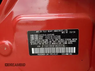 2015 Subaru WRX Premium with VIN JF1VA1D69F9820336, listed as a Copart auction lot 59207575 with 111,397 mi miles and Clean title. Bid and sale history available at DreamBid. Image 12.