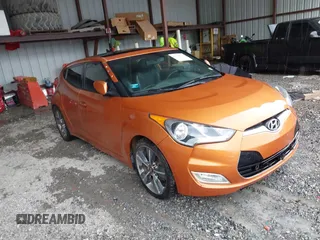 2016 Hyundai Veloster with VIN KMHTC6AD4GU256763, listed as a IAAI auction lot 42709179 with 123,620 mi miles and . Bid and sale history available at DreamBid. Image 1.