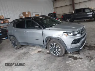 2023 Jeep Compass (RED) Edition with VIN 3C4NJDCN2PT567373, listed as a IAAI auction lot 42605313 with 49,610 mi miles and . Bid and sale history available at DreamBid. Image 13.