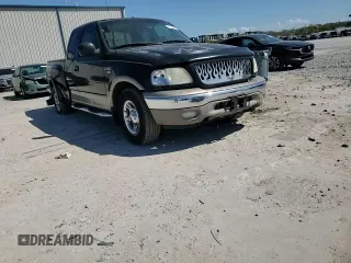 2001 Ford F-150 XL with VIN 2FTRX07L51CB03640, listed as a Copart auction lot 47584695 with 127,273 mi miles and Salvage Title. Bid and sale history available at carsss.com. Image 10.